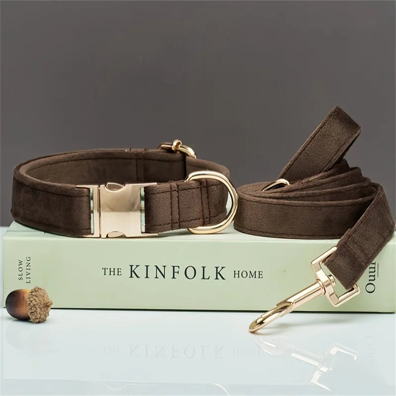 Luxe collar + leash combo